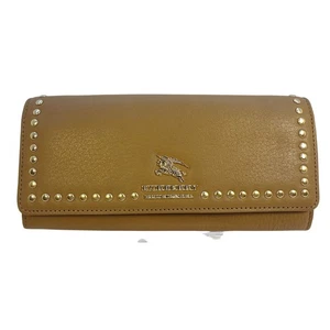 Selten! Burberry Blue Label hellbraune Leder-Geldbörse mit Nieten Novacheck innen - Bild 1 von 15