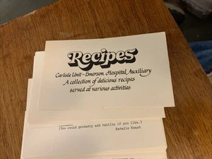 Recetas Unidad Carlisle Hospital Emerson Colección Auxiliar de Deliciosas Recetas - Imagen 1 de 2