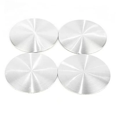  4 peças tampas de centro de roda 64,5 mm/2,54 pol. adesivos tira 64,5 mm/2,54 pol prata - Imagem 1 de 4