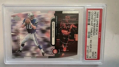 1998 Upper Deck - Constant Threat Peyton Manning #CT2 Silver Die-Cut /1000 (RC) - Image 1 of 2