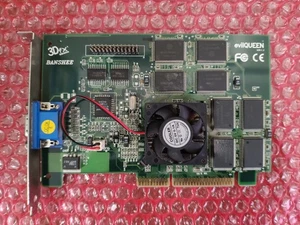 SCHEDA GRAFICA ACCELERATORE 3DFX VINTAGE VOODOO BASHEE 3D AGP RETRO COMPUTER PC - Imagen 1 de 10