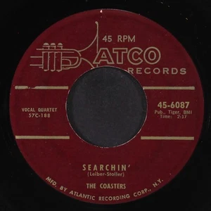 UNTERSETZER: Searchin' / Young Blood ATCO 7" Single 45 RPM - Bild 1 von 2