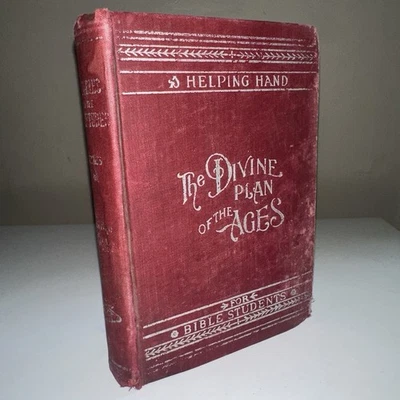 1908 Studies in the Scriptures Divine Plan Watchtower Jehovah Silver Lamp Vtg - Image 1 of 4