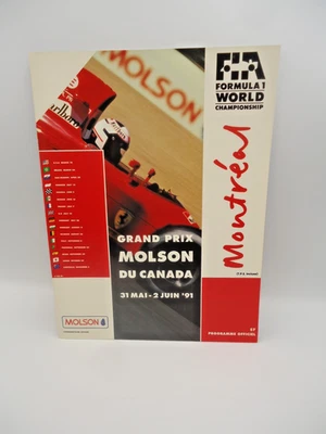 1991 F1 Canadian Grand Prix of Montreal Official Program - Image 1 of 4
