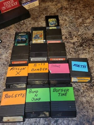 Intellvision Small Lot, 14 great games, tested. Some harder to find, free shippi - Image 1 of 4