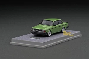 1/64 Tarmac Works Volvo 242 verde personalizado - Imagen 1 de 3