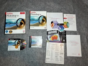 Adobe Photoshop 7 UPGRADE for Windows w/ Serial Number Manual Instructions Cd - Picture 1 of 10
