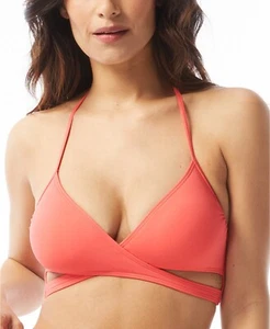 Vince Camuto Damen Wassermelone Wickel Bikini Oberteil, Größe Medium - Bild 1 von 3