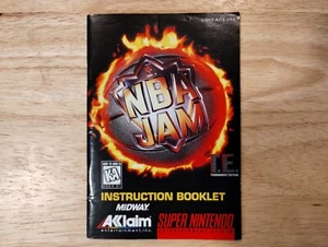 NBA Jam TE Tournament Edition Gr.E. Super Nintendo SNES nur Bedienungsanleitung - Bild 1 von 5