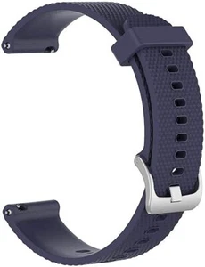 NAVY 20mm Silicone Band Strap for Garmin vivoactive 3/ music/ vivomove HR - Bild 1 von 2