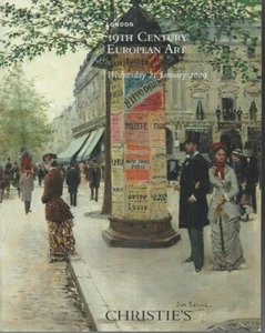 19th CENTURY EUROPEAN ART CATALOGUE VENTE CHRISTIE'S LONDON 21/01/2009 - Foto 1 di 3
