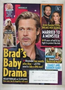 US Weekly Mag Brad Pitt Joe Biden Armie Hammer February 1 2021 092921nonr - Picture 1 of 1