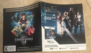 Square Enix Final Fantasy Kingdom Hearts Game Product Previews Guide Brochure - Picture 1 of 2