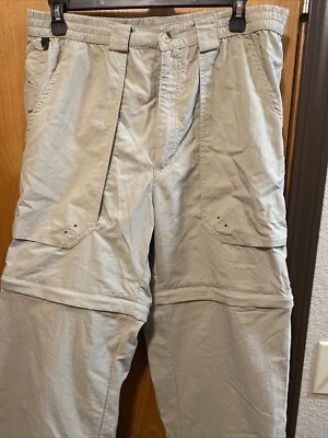 Pantalones World Wide Sportsman Para Hombre Grandes 34 Caqui Pesca Carga Convertible Cremallera Foto 1 de 4