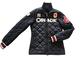 Hudson's Bay Women's Canada 2010 Olympic Black Quilted Jacket Size XS - Picture 1 of 7