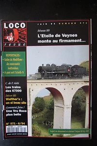 MODELISME FERROVIAIRE TRAIN MAGAZINE LOCO REVUE N° 571 de 1994   - Picture 1 of 2