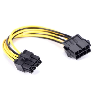 PCI-E 8PIN Male To 8PIN Female PCI Express Power CPU Extension Cable Wiring*k* - Picture 1 of 6