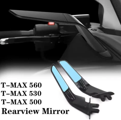 Rearview Mirrors For Yamaha T-MAX 500 TMAX 530 T-MAX560 Side Stealth Mirror - Image 1 of 4