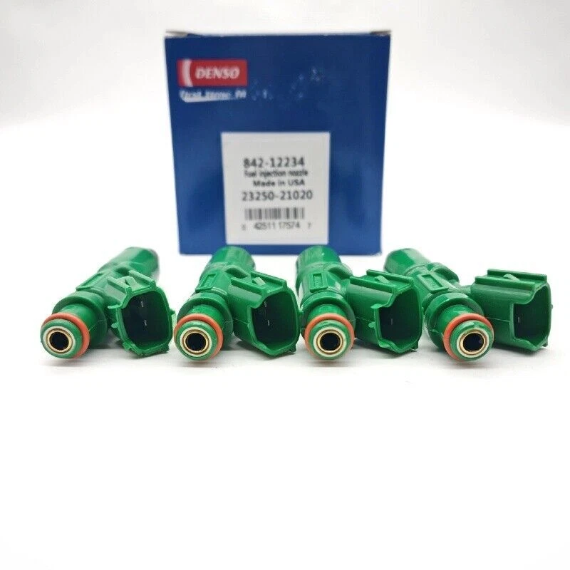 4X 23250-21020 Denso Denso Fuel Injectors For 2000-2009 Toyota Prius Scion xA xB Foto 1 de 4