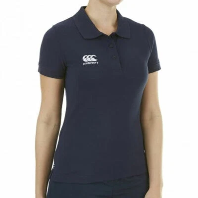 CCC Canterbury Waimak Polo Shirt - Navy - LADIES - Size 12/14   - image 1 of 4