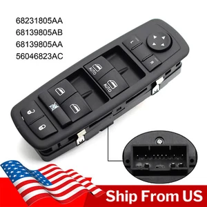 Power Master Window Switch For Dodge Chrysler 200 300 Charger Ram 1500 2500 3500 - Picture 1 of 6