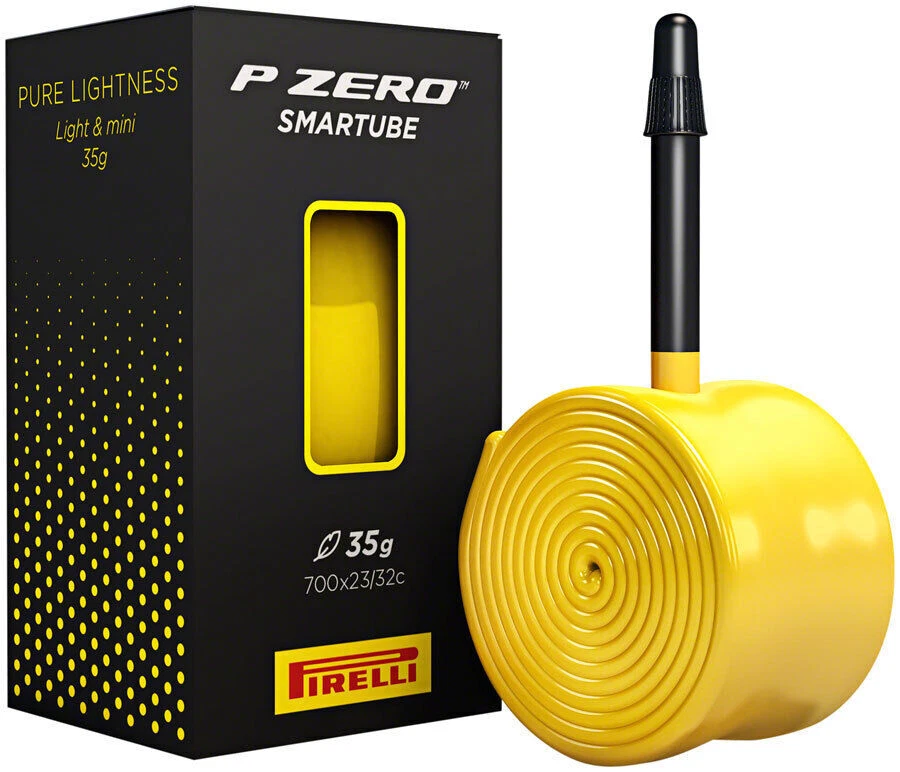 Pirelli P ZERO SmarTUBE 700x23/32c 60mm Road Inner Tube - Yellow