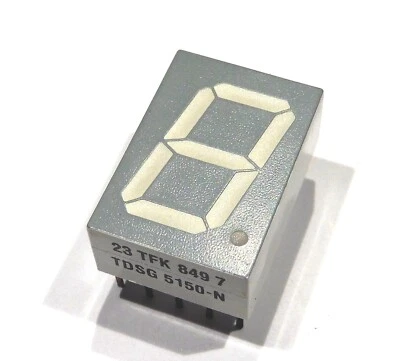 TDSG5150 - Afficheur 7 segments 13mm vert anode commune - Image 1 of 4