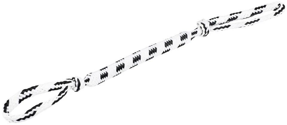 MESLE Wakesurf-Sektion Bungee, für Wakesurf Leinen, Länge 0,6 m, weiß schwarz