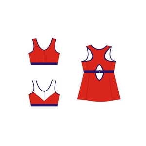 Bra Making Supplies Pin-Up Girls: Kerri No-bounce Sport Bra & Top Sewing Pattern - Picture 1 of 2