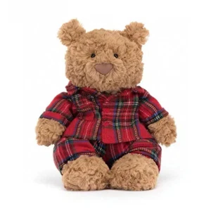 NWT Jellycat Bartholomew Bear Bedtime Limited Plush Toy AUTHENTIC Holiday Gift - Picture 1 of 4