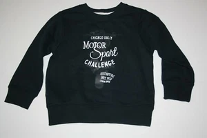 New Carter's Boys 3T year Sweatshirt Top Black Motor Sport Challenge Pullover - Picture 1 of 2