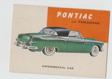 1953-55 TOPPS WORLD ON WHEELS #100 pontiac EXNM
