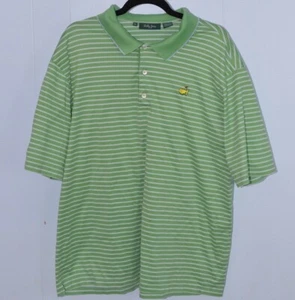 BOBBY JONES COLLECTION MEN'S Masters Green/white Stripe XL VGUC - Picture 1 of 5
