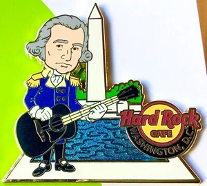 2013 HARD ROCK CAFE WASHINGTON DC GEORGE WASHINGTON MONUMENT GUITAR LE PIN - Picture 1 of 1