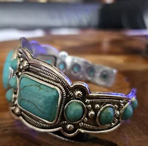 Armreif - Armband - Indianer Schmuck -Vintage - Boho Style bracelet Jewelry - Bild 1 von 6