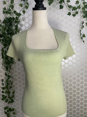 Spencer Jeremy Knitted Sweater, Green, Women's Size S. Silk- Nylon Viscosa.(12) - Image 1 of 4