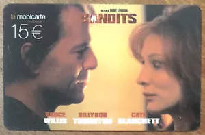 MOBICARTE ORANGE BRUCE WILLIS BANDITS SPÉCIMEN MBC MOBI TELECARTE PHONE CARD - Foto 1 di 2