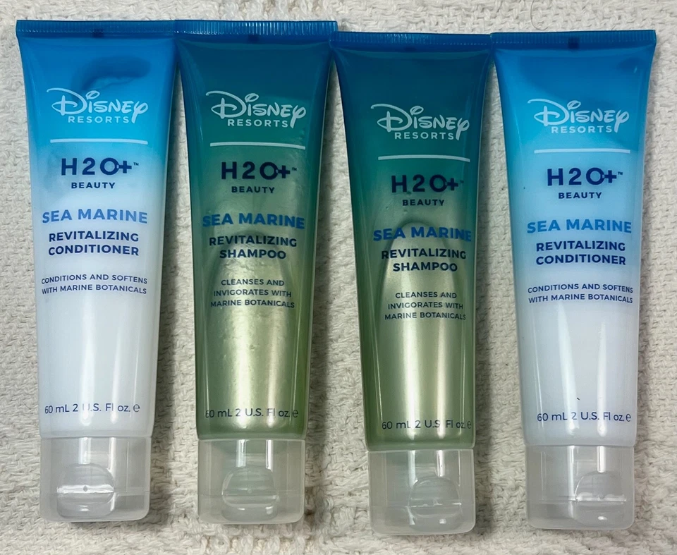 NEW Disney Resorts H2O+2oz. 2 Sea Marine shampoo 2 conditioner - Image 1 of 1