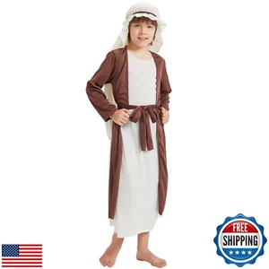 JUICYRAUL Boy Saint Joseph Costume,Biblical Religious Fancy Dress,Shepherd Co - Picture 1 of 5