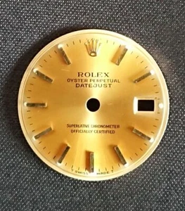 Rolex 69173 Women Last Datejust Dial Only Vintage 489646541 - Picture 1 of 7