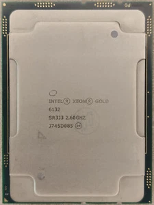 Intel SR3J3 Xeon Gold 6132 2.6Ghz 14-Core 19.25MB L3 Cache LGA3647 Processor CPU - Picture 1 of 4