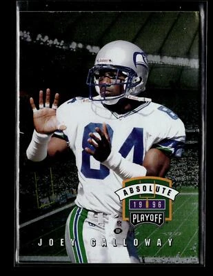 1996 Playoff Absolute #120 Joey Galloway Seattle Seahawks - Image 1 of 2