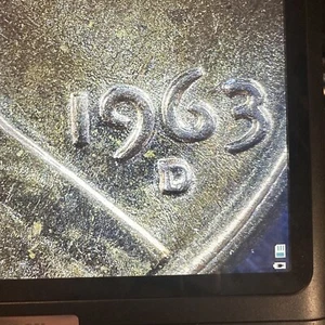 1963 D Lincoln Cent giri in circolazione - Foto 1 di 4