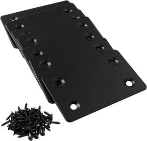 20 Pcs Metal Flat Straight Brace Bracket 2.36 X 1.5 Inch (L X W) Mending Plates - Picture 1 of 12