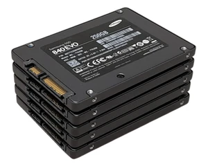 Job Lot 5 x SSD Samsung 840 EVO MZ-7TE250 250Go SATA 2,5" 90-99% Santé - Photo 1/2