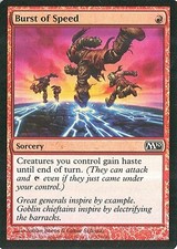MTG - M10 - Burst of Speed - 2X - Foil - NM