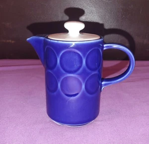 RDA KAHLA DUETT MITROPA - Jarra con tapa azul/blanco - VINTAGE OSTALGIE - Imagen 1 de 4