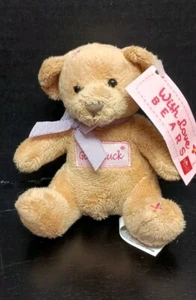 Russ With Love Bear GOOD LUCK plush 4" Key Chain NWT - Picture 1 of 6