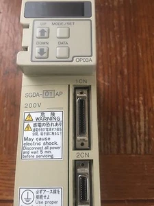 YASKAWA SGDA-01AP SERVO AMPLIFIER 1PHASE 200V 100W 50/60HZ SGDA01AP - Picture 1 of 2