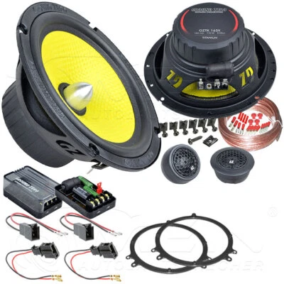 GROUND ZERO LAUTSPRECHER für AUDI TT 8N 1998-2006 Front Vorn 2-Wege 150W #AAV8 - Bild 1 von 4